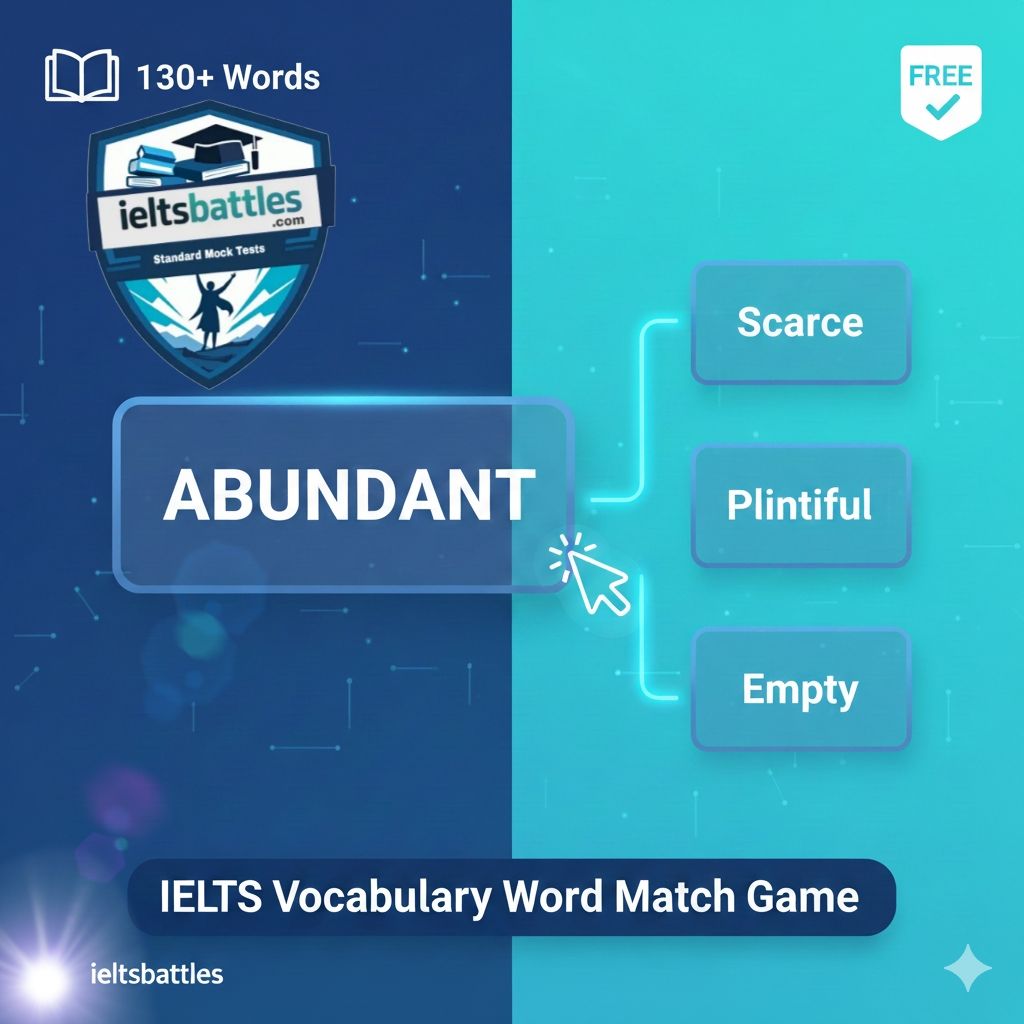 IELTS Word Match Game - Vocabulary Practice
